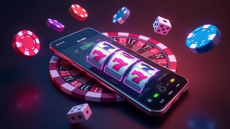 Bigger Bass Bonanza casting interface on lakutoto togel mobile showing touch controls