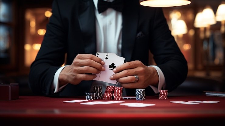 lakutoto togel PMGC live-dealer interface showing multi-camera blackjack table on mobile
